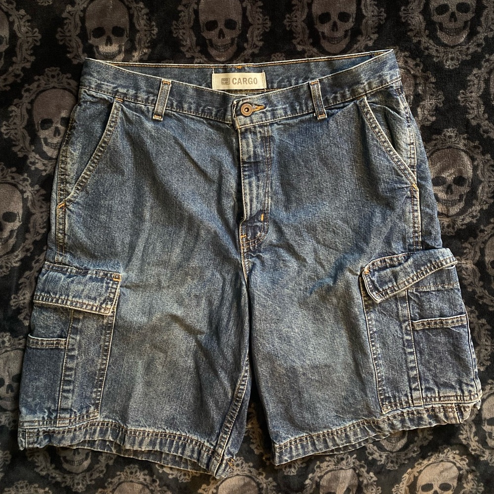 Faded Glory cargo Jean Shorts